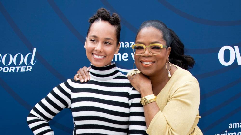 Oprah Winfrey - Kevin Frazier - Alicia Keys on How Oprah Winfrey Has Become a 'Beautiful Big Sister' to Her (Exclusive) - etonline.com