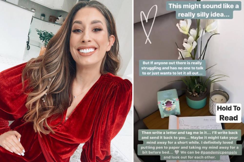 Stacey Solomon - Stacey Solomon offers to write to lonely Instagram followers as she launches #PandemicPenPals during coronavirus crisis - thesun.co.uk
