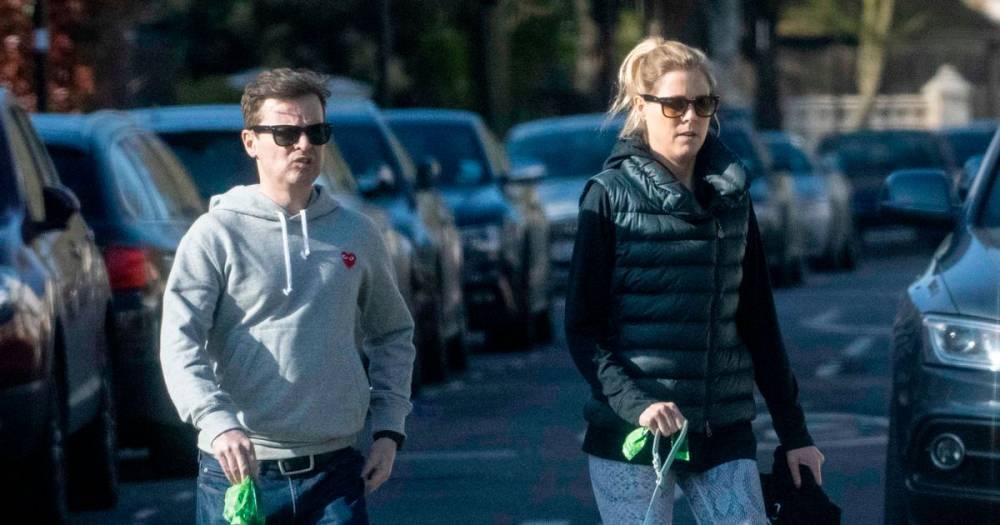 Ali Astall - Dec Donnelly and wife Ali Astall spotted doing daily exercise with their sausage dog - mirror.co.uk