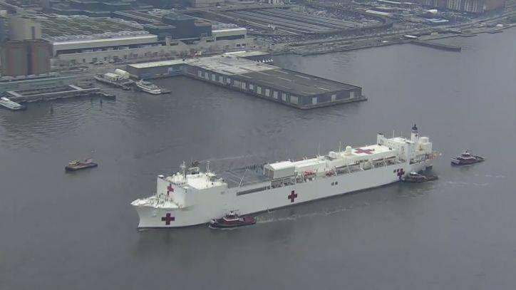 Crew member aboard USNS Comfort tests positive for coronavirus - fox29.com - New York - Usa - city New York