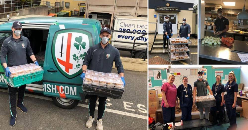 London Irish stars delivering 800 meals a day to NHS hospitals amid coronavirus crisis - mirror.co.uk - Ireland - city London, Ireland - city Sunbury