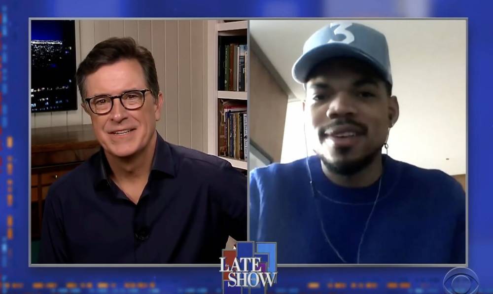 Stephen Colbert - Stephen Colbert Impresses Chance The Rapper With His Rap Skills - etcanada.com