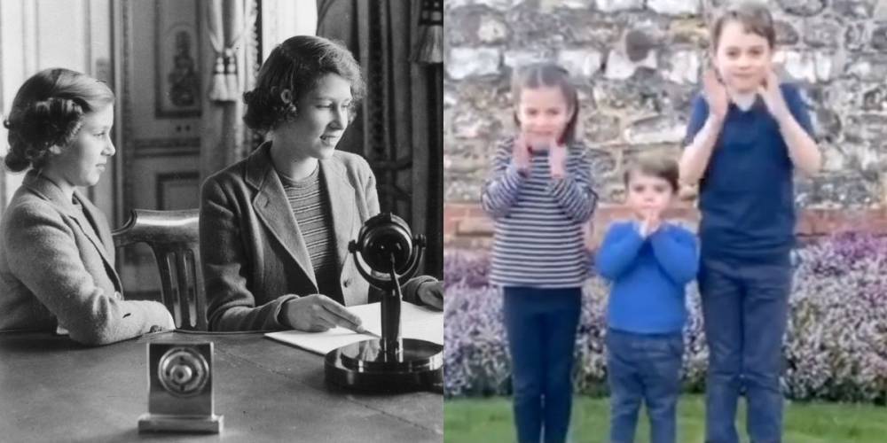prince Louis - The Cambridge Kids Are Imitating How Queen Elizabeth Acted During World War II - marieclaire.com - Britain - Charlotte - county Prince George - county Prince William