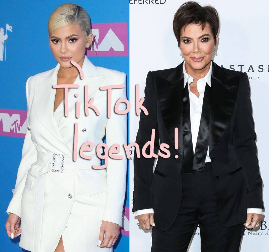 Kylie Jenner - Kourtney Kardashian - Scott Disick - Kris Jenner - Kylie Jenner & Momager Kris Jenner Reunite During Quarantine To Produce Some HILARIOUS TikTok Videos! - perezhilton.com