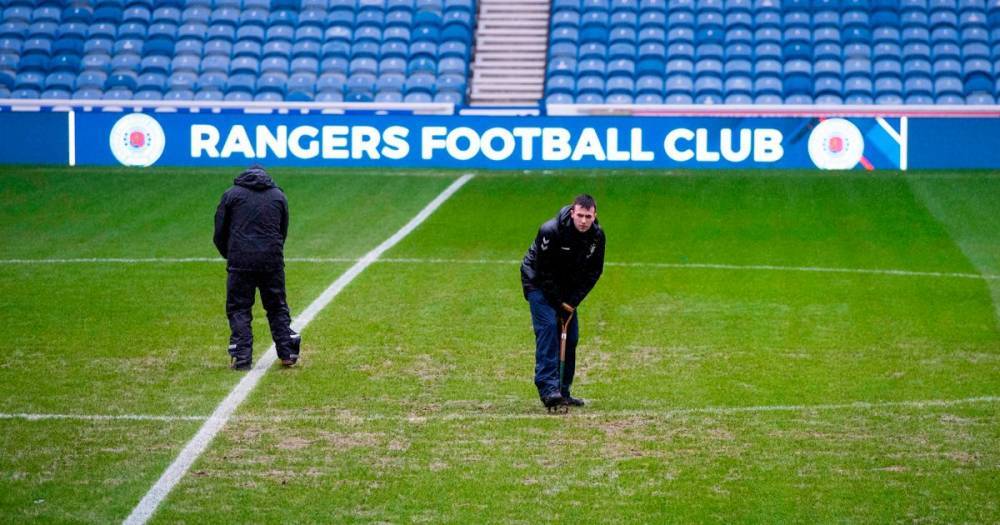 Rangers rip up Ibrox pitch and end hope of quick fire restart to title finish - dailyrecord.co.uk