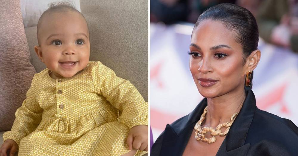 Alesha Dixon - Azuka Ononye - Happy Baby - Alesha Dixon reveals why she hid her pregnancy with baby Anaya from friends and family for six months - ok.co.uk