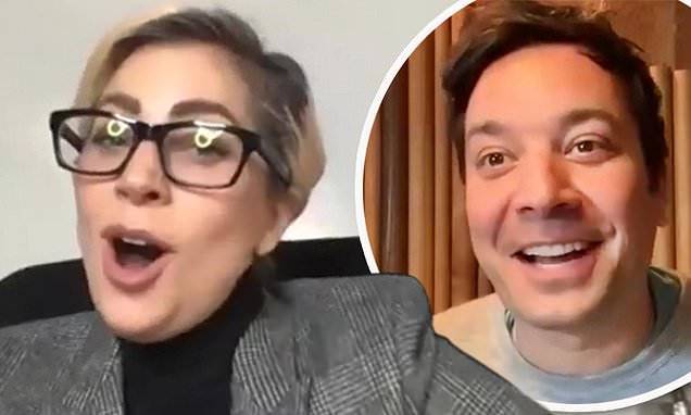 Jimmy Fallon - Star Is Born - Lady Gaga apologizes to Jimmy Fallon for last week's painfully awkward FaceTime interview - dailymail.co.uk