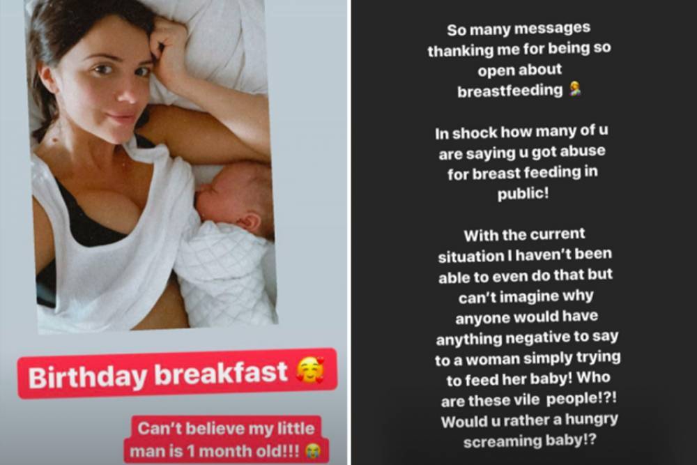 Lucy Mecklenburgh - Lucy Mecklenburgh hits out at trolls after sharing breastfeeding photo online - thesun.co.uk