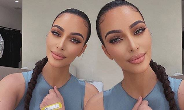 Kim Kardashian - Kim Kardashian glows in new Instagram selfie as she promotes children's hospital charity - dailymail.co.uk