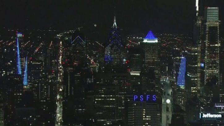 Philly lights up blue in honor healthcare workers and first responders for World Health Day - fox29.com
