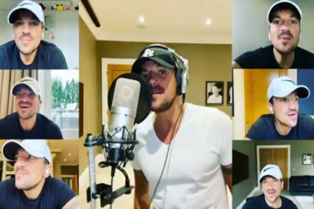 Peter Andre - Emily Macdonagh - Peter Andre wows fans as he sings with six versions of himself in incredible Instagram video - thesun.co.uk - county Love