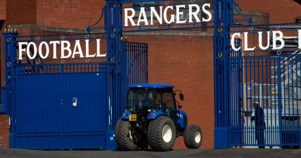 First pictures as Rangers tear Ibrox pitch up for major repairs - dailyrecord.co.uk - Scotland