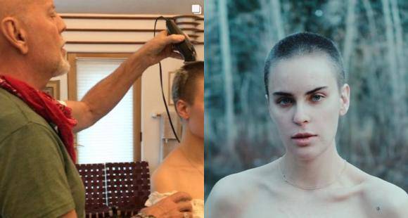Bruce Willis - Demi Moore - Bruce Willis gives a new makeover to daughter Tallulah; Shaves her head before photoshoot with sister Rumer - pinkvilla.com