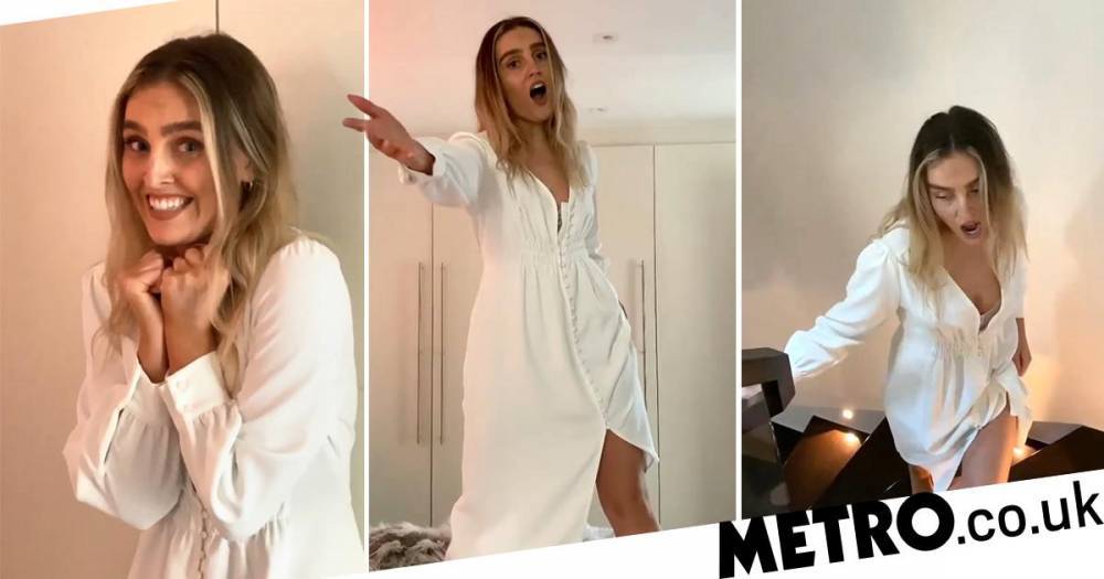 Alex Oxlade - Perrie Edwards passes the time in lockdown by recreating her very own isolation musical of My Fair Lady - metro.co.uk - France