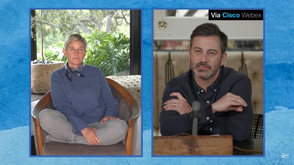 Portia De-Rossi - Jimmy Kimmel - Sofia Vergara - Ellen DeGeneres Chats To Jimmy Kimmel About Cooking At Home With Portia De Rossi: ‘She’s Good At Slicing Her Fingers’ - etcanada.com