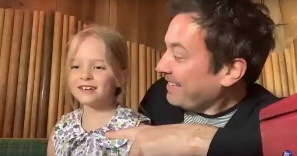 Russell Wilson - Jimmy Fallon - Ciara Wilsonа - Jimmy Fallon’s Daughter Winnie Interrupts His Interview To Share She Lost A Tooth - etcanada.com