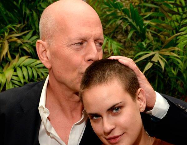 Bruce Willis - Tallulah Willis - Demi Moore - Watch Bruce Willis Help Shave Daughter Tallulah's Head in Transformation Video - eonline.com