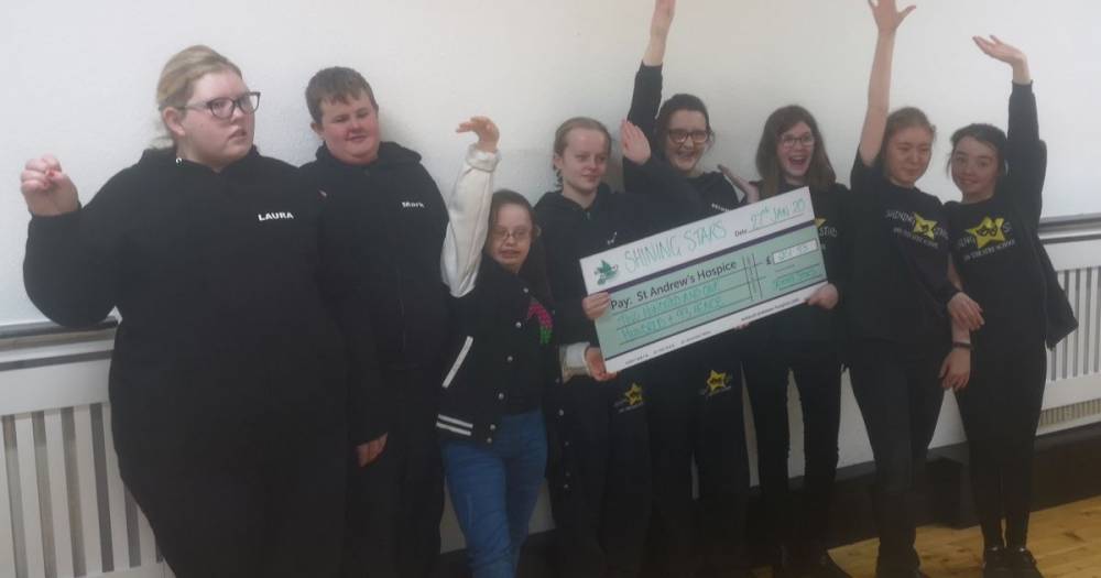 Shining Stars members dazzle at fundraiser for hospice - dailyrecord.co.uk
