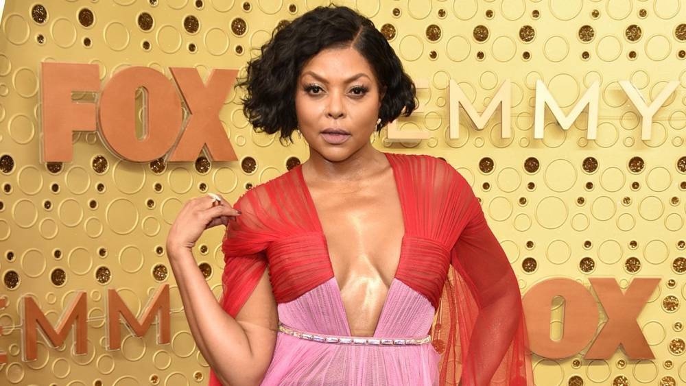 Taraji P. Henson Is Her Own Glam Squad While Quarantining -- Check Out Her Curly Red 'Do! - etonline.com