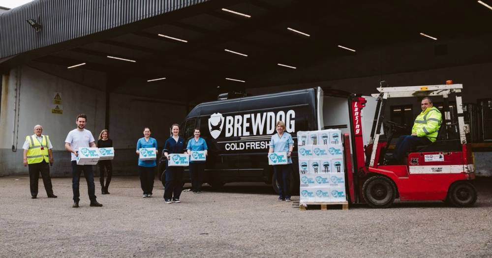 BrewDog drops off 5,000 bottles of hand sanitiser to NHS after first gel turned down - dailyrecord.co.uk - Scotland