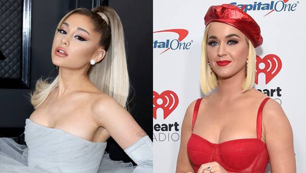 Ariana Grande - Katy Perry - Ariana Grande: Katy Perry More Beg Her To Keep Natural Curly Hair After She Shows It Off In New Video - hollywoodlife.com