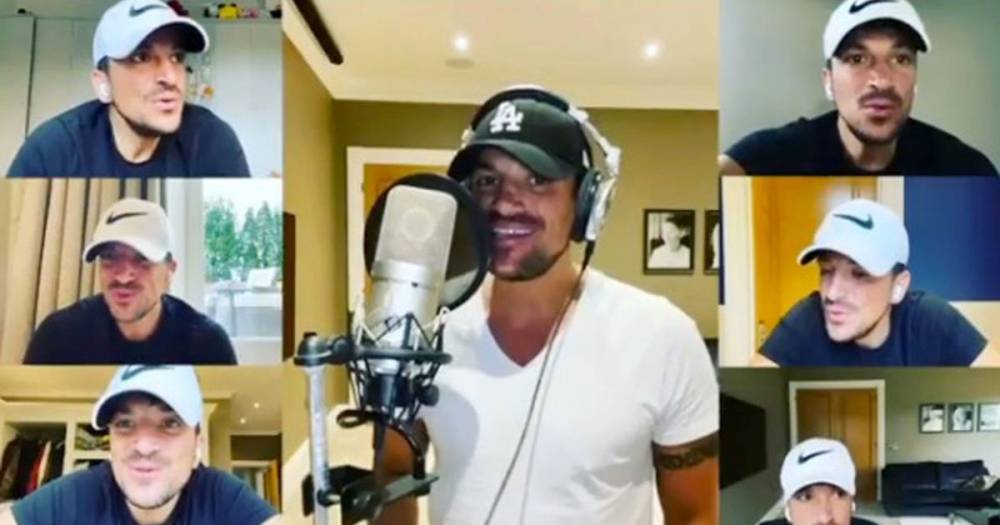 Peter Andre - Peter Andre baffles fans with 'mind boggling' singing video with six versions of himself - mirror.co.uk - county Love