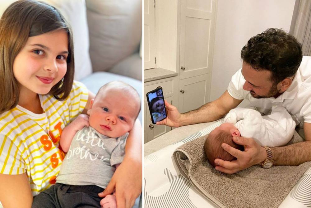 Lucy Mecklenburgh - Tina Obrien - Ryan Thomas is finally reunited with daughter Scarlett as she meets her baby brother for the first time - thesun.co.uk