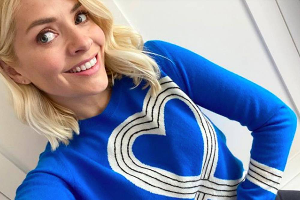 Holly Willoughby - Holly Willoughby wears £295 charity jumper to help the NHS during coronavirus pandemic but fans say it’s way over budget - thesun.co.uk