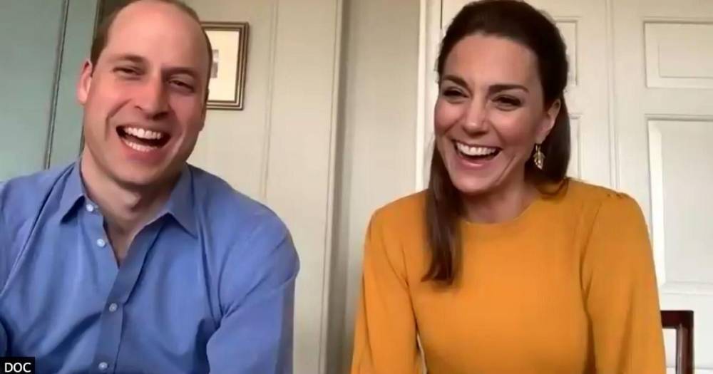 Kate and William give surprise video call with key workers' children at school - mirror.co.uk - county Prince William