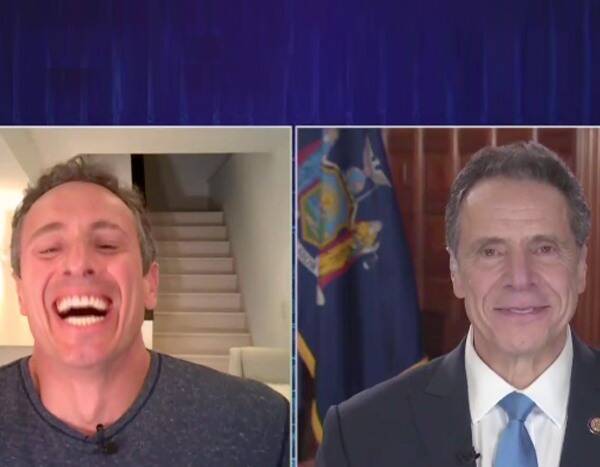 Andrew Cuomo - Chris Cuomo - Andrew Cuomo Threatens to Hang Up on Brother Chris During Their Greatest On-Air Fight Yet - eonline.com - New York - county Andrew