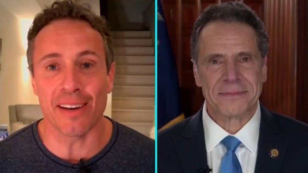 Andrew Cuomo - Chris Cuomo - Chris and Andrew Cuomo Name Their Mother as Motivation to Stay Home Amid Coronavirus Pandemic - etonline.com - New York - county Andrew