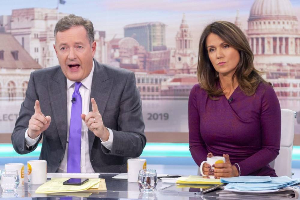 Susanna Reid - Piers Morgan - Good Morning Britain’s Susanna Reid laughs off her ‘rogue cough’ after Piers Morgan denies he’s got coronavirus - thesun.co.uk - Britain