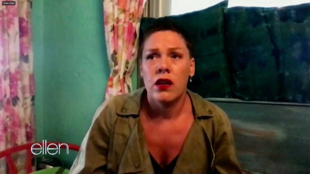 Pink Chokes Back Tears Talking About 'Terrifying' Coronavirus Experience With 3-Year-Old Son Jameson - etonline.com