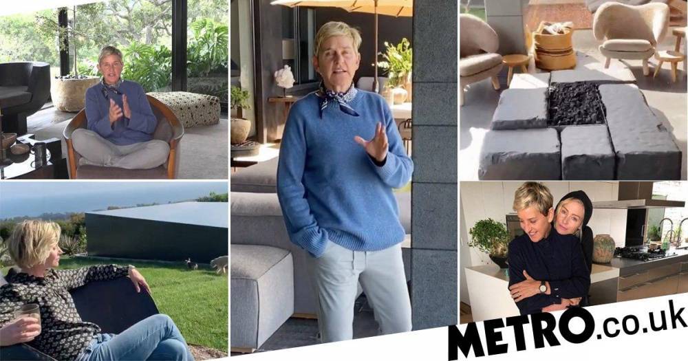 Portia De-Rossi - Inside Ellen DeGeneres’ $27million Montecito home where she is self-isolating with wife Portia de Rossi - metro.co.uk - Usa