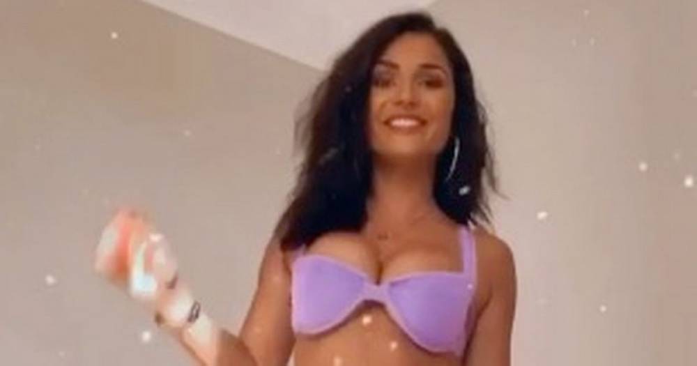 Love Island's India Reynolds battles to contain assets in bikini fit to burst - dailystar.co.uk - India
