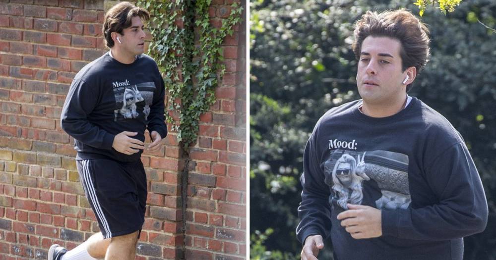 Gemma Collins - James Argent shows off impressive weight loss as he goes for run wearing Gemma Collins’ meme top - ok.co.uk - Thailand - county Essex