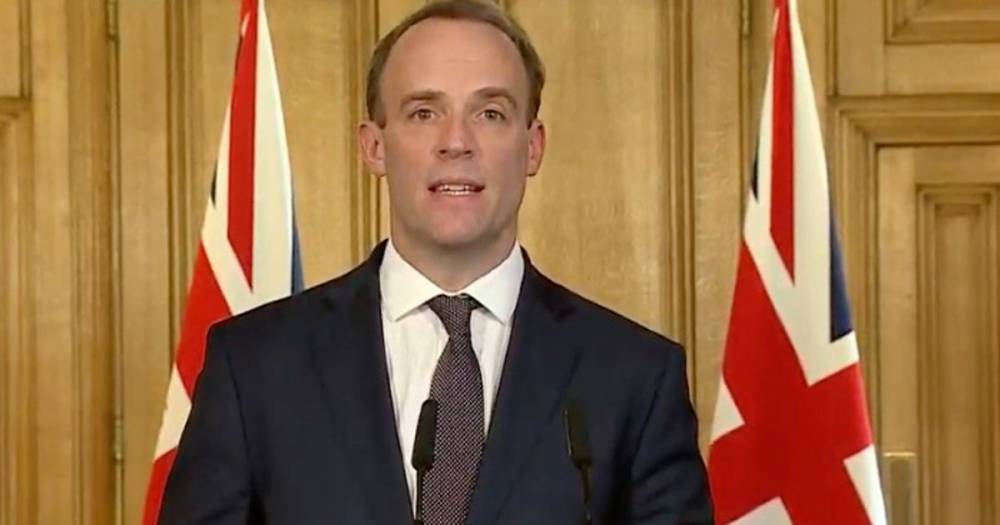 Boris Johnson - Dominic Raab - Patrick Vallance - UK 'can't even consider' lifting lockdown for Easter as Brits ordered to stay home - mirror.co.uk - Britain