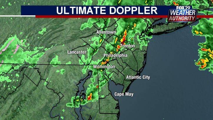 Sue Serio - Weather Authority: Severe Thunderstorm Warnings, Watch issued for parts of Pa., Del., and N.J. - fox29.com - state Pennsylvania - Philadelphia - state Delaware - Jersey