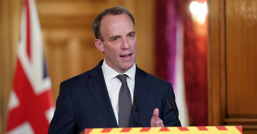 Dominic Raab - 'Still too early' to lift lockdown measures says Dominic Raab - manchestereveningnews.co.uk - Britain