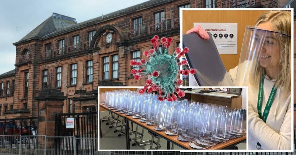 Hamilton Grammar is making 600 visors for frontline heroes - and you can help - dailyrecord.co.uk