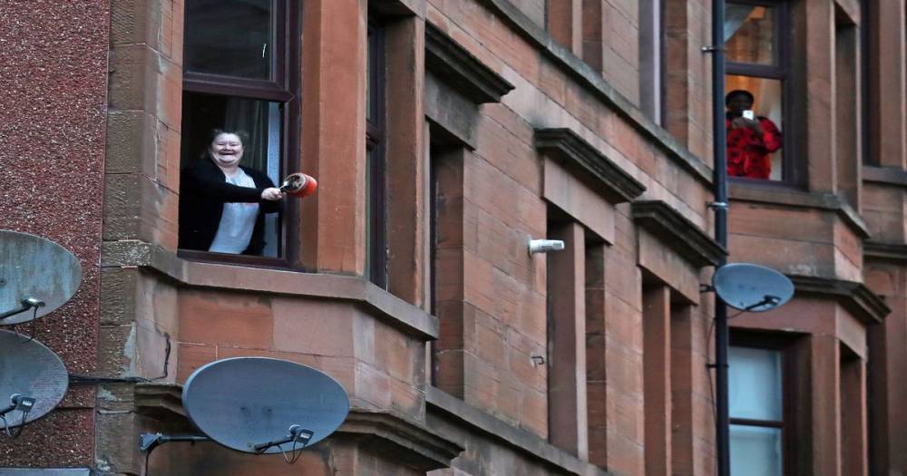 Clap for our Carers sees Scots thank frontline key Coronavirus workers for third week - dailyrecord.co.uk - Britain - Scotland