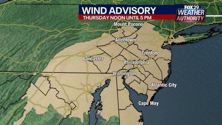 Weather Authority: Wind advisory in effect after thunderstorms leave wake of damage, power outages - fox29.com - state Delaware - city Philadelphia