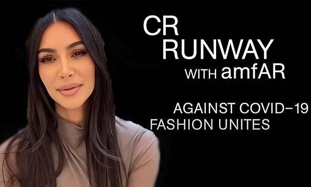 Kim Kardashian - Carine Roitfeld - Kim Kardashian appears in teaser for star-studded amfAR virtual fashion show for COVID-19 - dailymail.co.uk