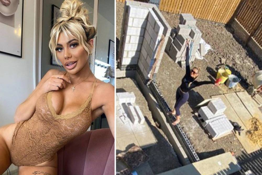 Chloe Ferry shows fans her huge home extension and reveals she’s getting a fire pit and huge glass windows - thesun.co.uk