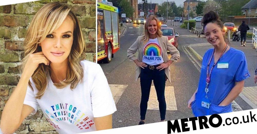 Amanda Holden - Amanda Holden releases debut single Over The Rainbow in honour of the NHS who ‘saved her life’ - metro.co.uk - Britain