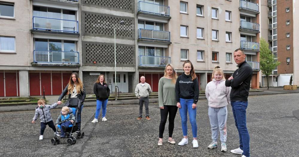 Residents living in fear at Perth flats where emergency services are regular visitors - dailyrecord.co.uk