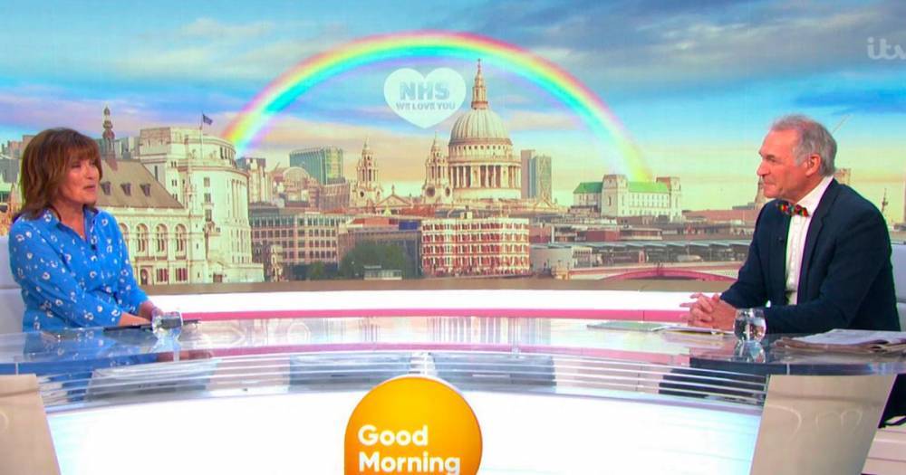 Hilary Jones - Dr Hilary wears rainbow bowtie in touching tribute to NHS on Good Morning Britain - mirror.co.uk - Britain