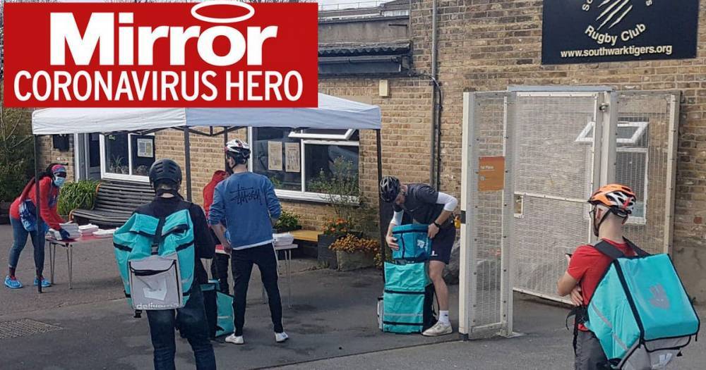 'Deliveroo-style' volunteer scheme sends food and medicine to thousands in lockdown - mirror.co.uk - county Centre