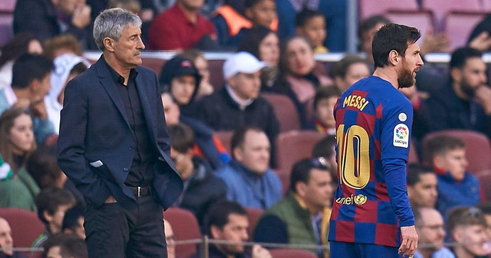 Lionel Messi - Ernesto Valverde - Quique Setien - Barcelona manager Quique Setien speaks out on Lionel Messi quit rumours - dailystar.co.uk - Argentina