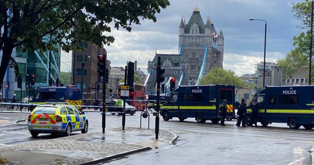 River Thames - Tower Bridge incident: Armed police cordon off London landmark - mirror.co.uk - county Hall